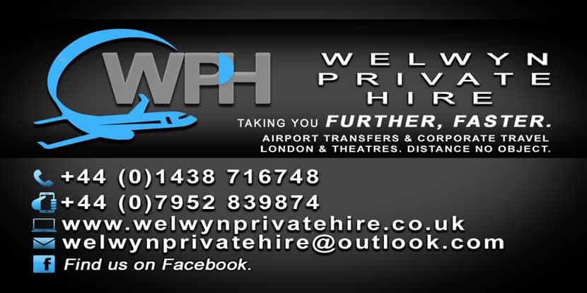 Welwyn Private Hire Business Card