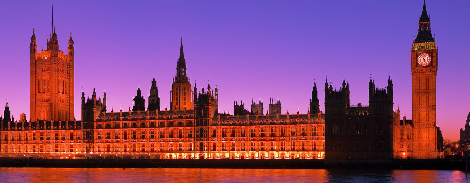 Houses of Parliament and Big Ben at Dusk
